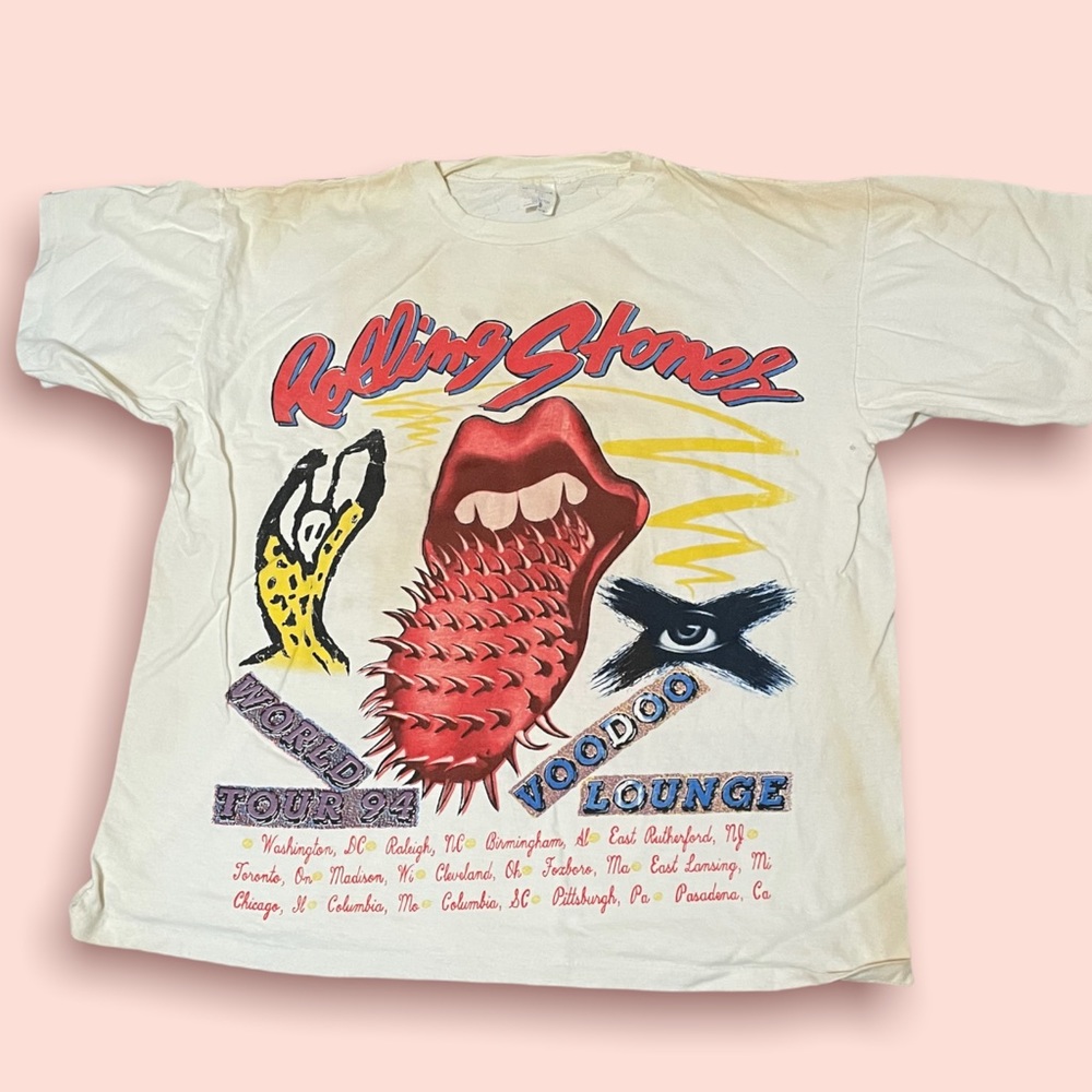 *RARE* Vintage Rolling Stones Voodoo Lounge 1994 World Tour - XL